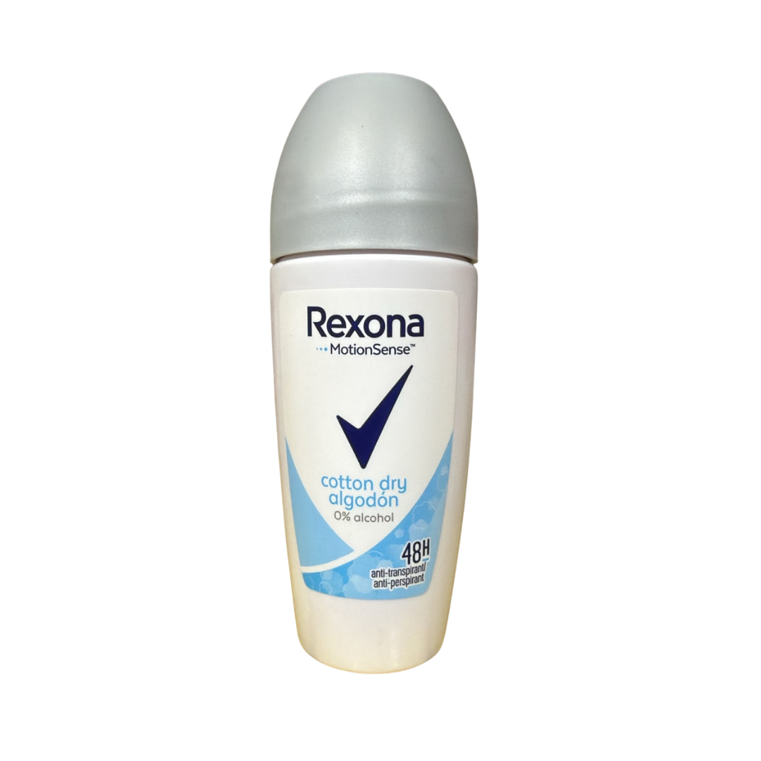 Rexona Cotton Dry Algodon Roll-On - 50ml | ريكسونا مزيل تعرق رول - 50 مل