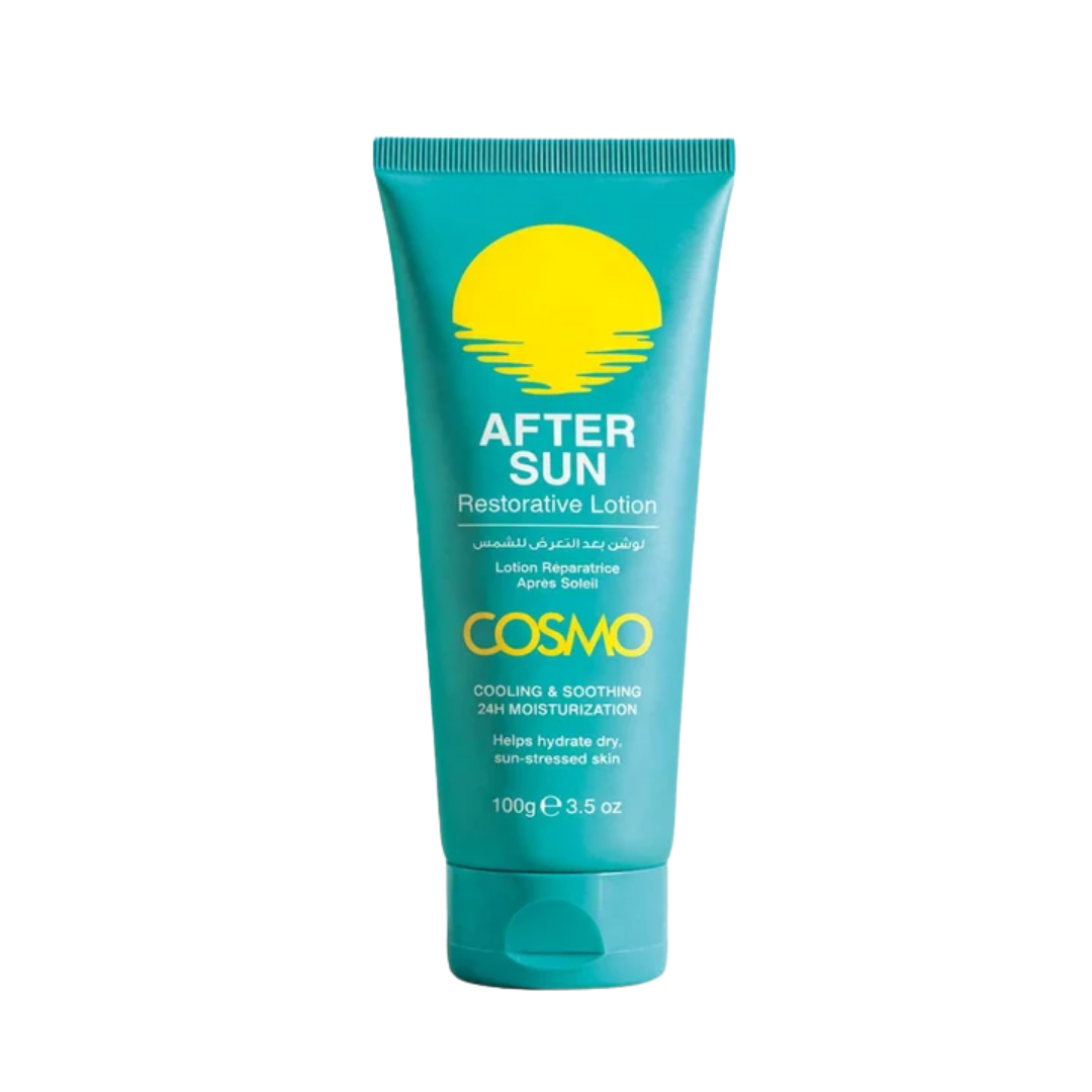 COSMO COSMETICS AFTER SUN RESTORATIVE LOTION - 100g | كوزمو كوزمتكس لوشن مهدئ بعد التعرض للشمس - 100غ