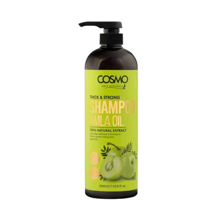 COSMO Thick & Strong Shampoo Amla Oil - 1000ml | كوزمو شامبو التكثيف و القوة بزيت الأملا - 1000 مل