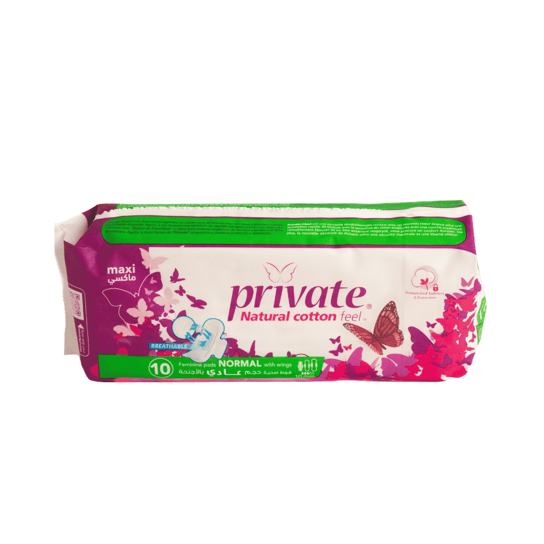 Private Maxi Normal - 10Pads | برايفت فوط نسائية عادية
