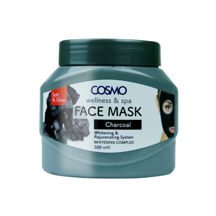 COSMO Face Mask Charcoal - 500ml | كوزمو قناع الفحم للوجه - 500 مل
