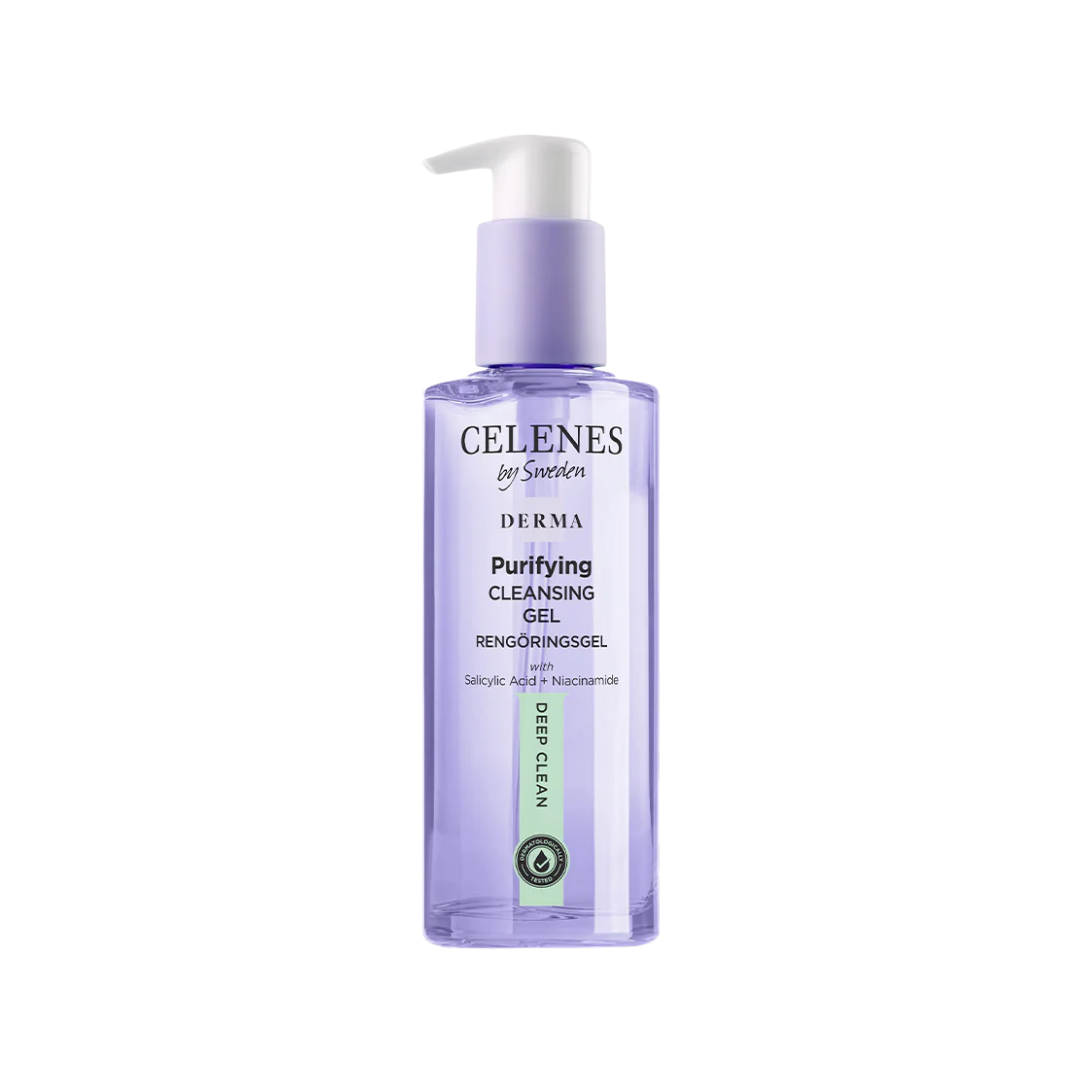 Celenes By Sweden Derma Purifying Cleansing Gel Deep Clean - 250ml | سيلينس غسول جل للتنظيف العميق للبشرة - 250 مل