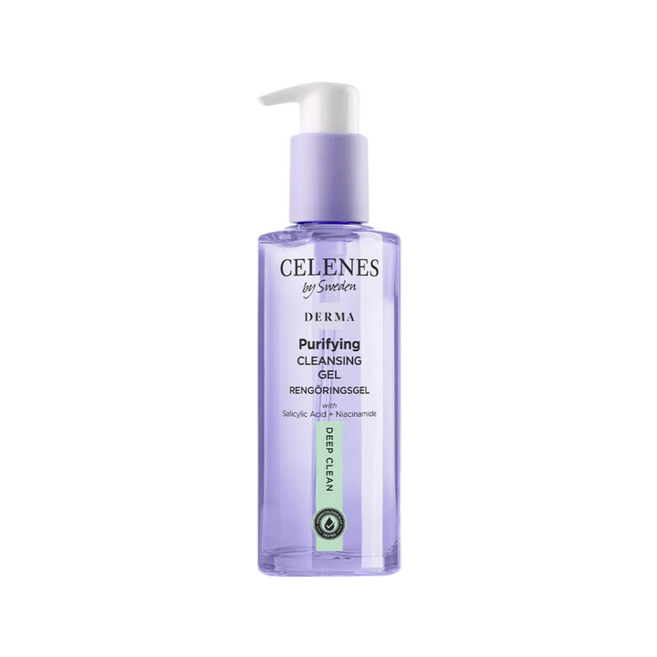 Celenes By Sweden Derma Purifying Cleansing Gel Deep Clean - 250ml | سيلينس غسول جل للتنظيف العميق للبشرة - 250 مل
