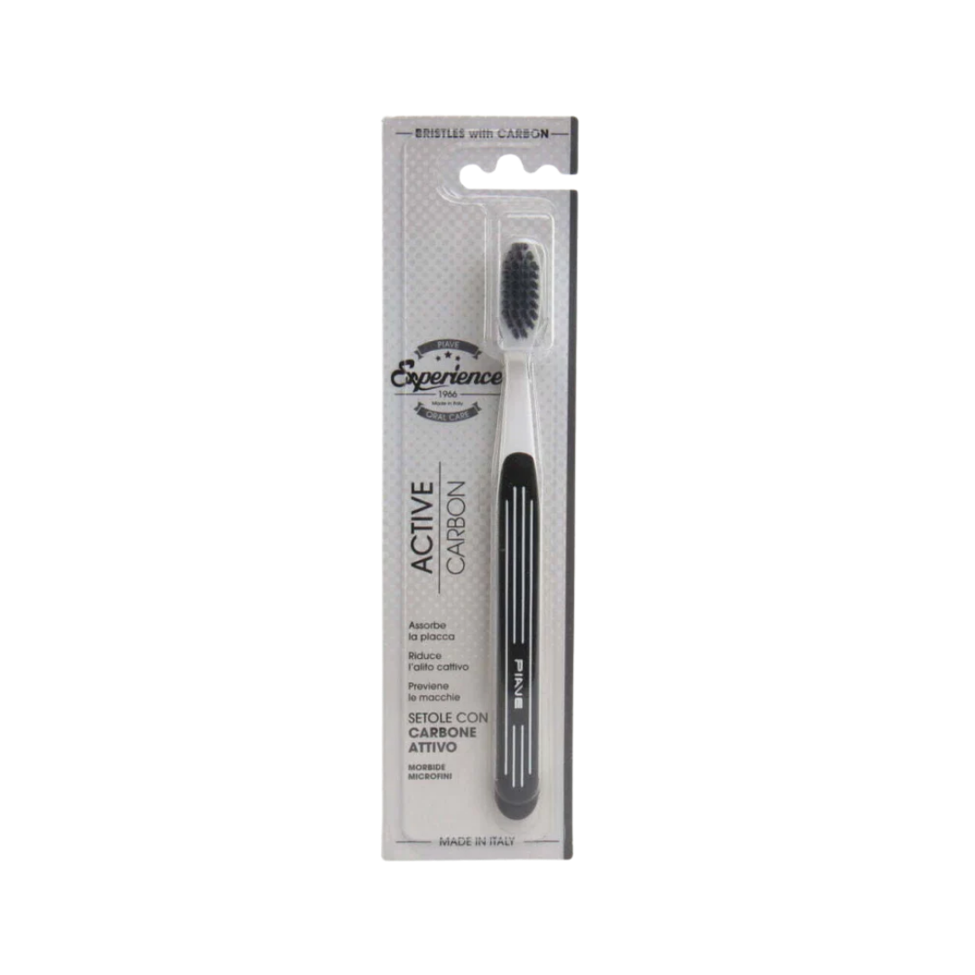 Silver Care Piave Toothbrush With Bristles With Activated Carbon | سيلفر كير فرشاة أسنان بالفحم النشط