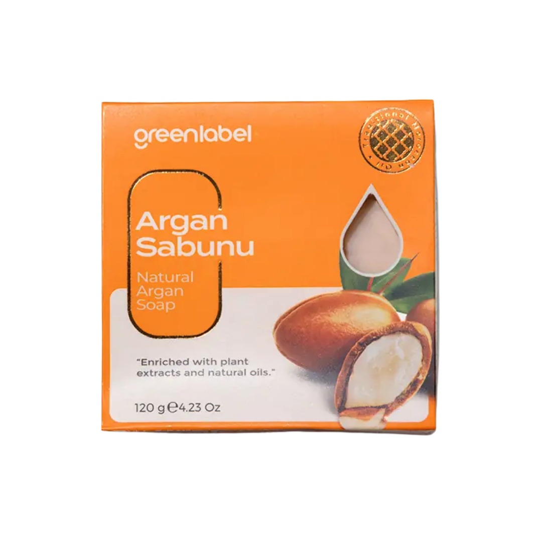 GREEN LABEL Argan Soap - 120g | جرين ليبل صابون أركان طبيعي - 120غ