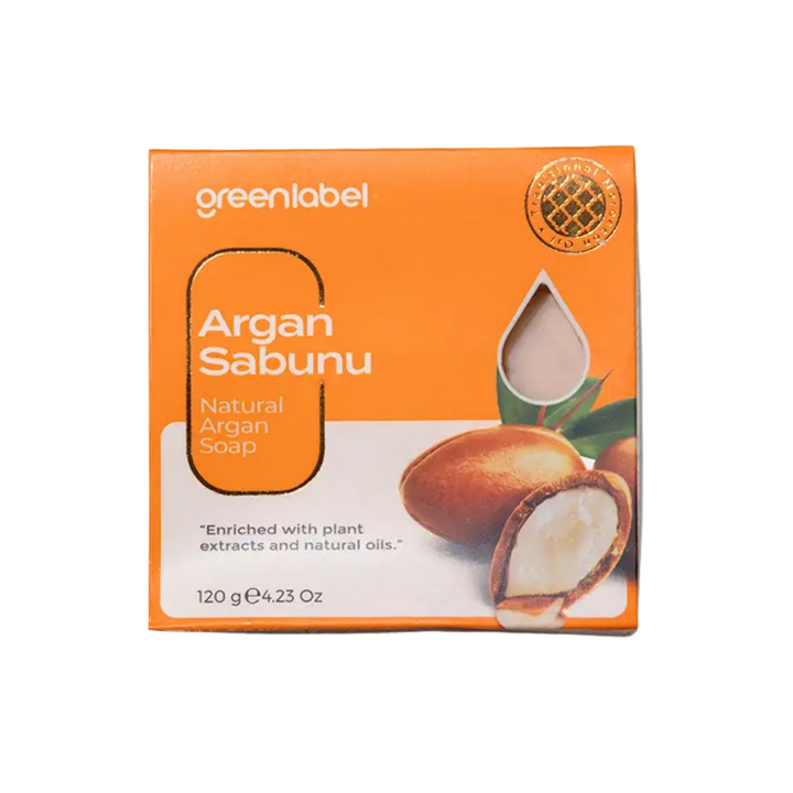 GREEN LABEL Argan Soap - 120g | جرين ليبل صابون أركان طبيعي - 120غ