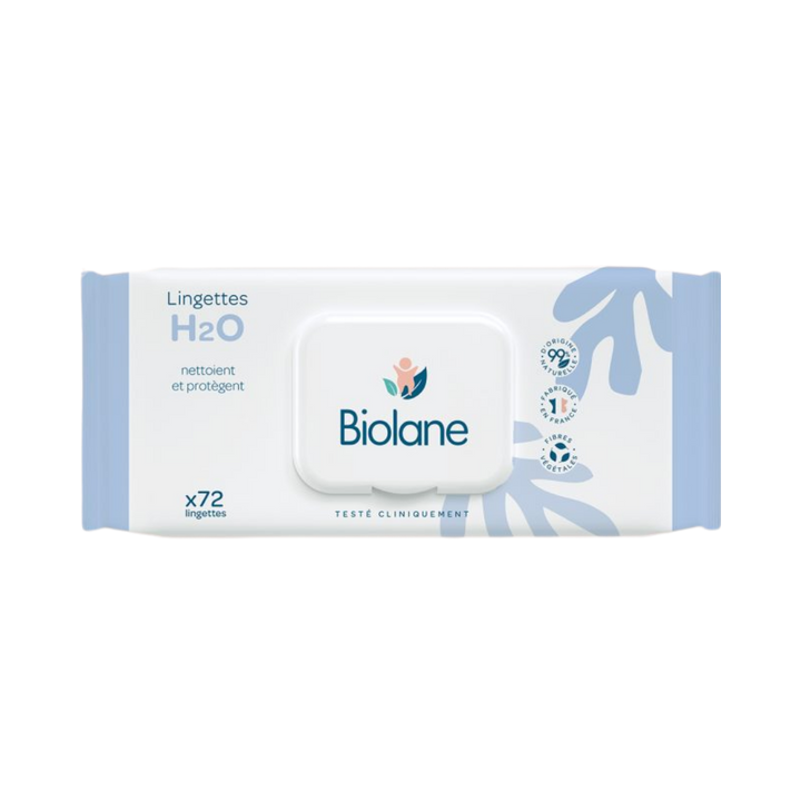 Biolane Water Based Wet Wipes - 72 pcs | بايولان مناديل مبللة للأطفال - 72 قطعة