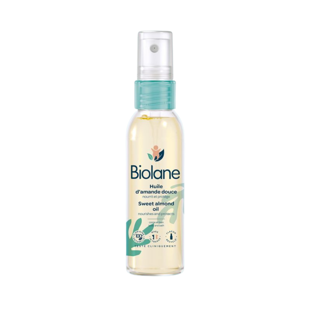 Biolane Oil Sweet Almond - 75ml | بايولان زيت اللوز الحلو للأطفال - 75 مل