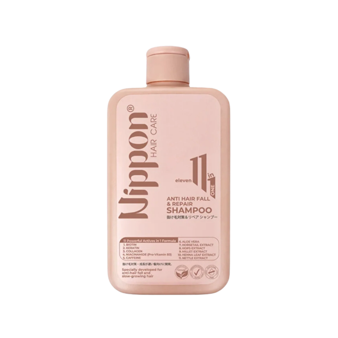 Nippon Hair Care Anti Hair Fall & Repair Dandruff Shampoo - 400ml | نيبون شامبو مضاد لتساقط الشعر - 400مل