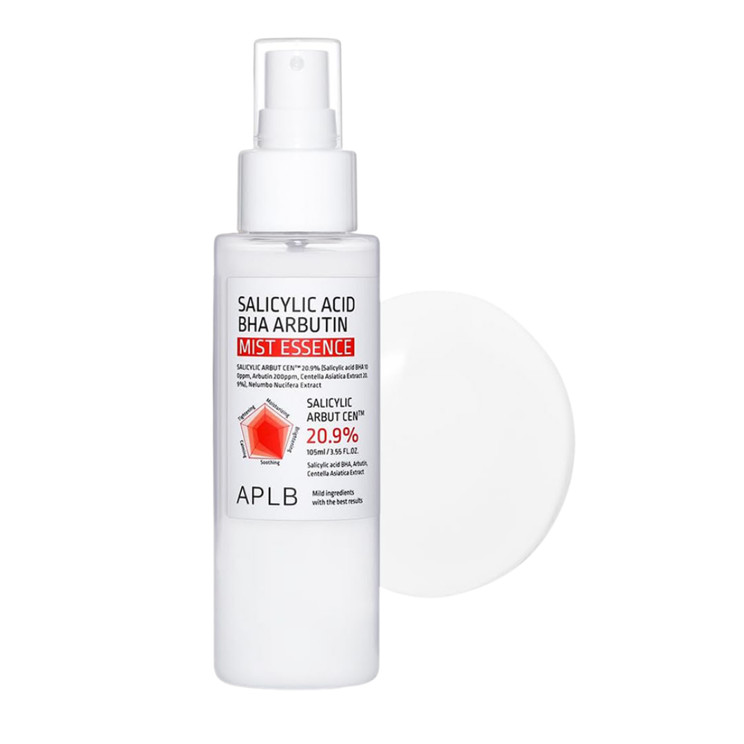 APLB Salicylic Acid Bha Arbutin Mist Essence - 105ml | أربي إل بي بخاخ خلاصة حمض الساليسيليك BHA والأربوتين – 105 مل