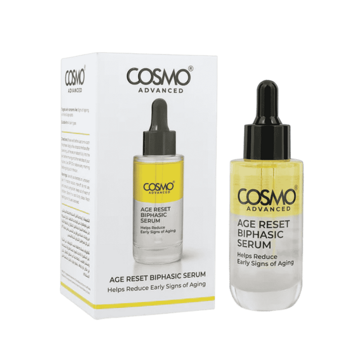 Cosmo Age Reset Biphasic Serum - 40ml | كوزمو سيروم ثنائي الطور لمعالجة علامات التقدم بالعمر - 40مل
