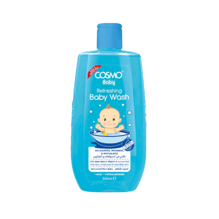 COSMO Refreshing Baby Wash - 500ml | كوزمو غسول للأطفال - 500 مل
