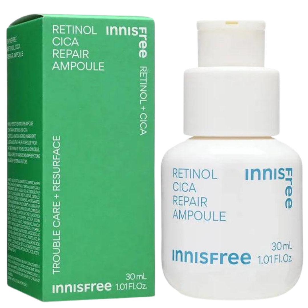 INNISFREE Retinol Cica Repair Ampoule  -30ml |إينيسفري الريتينول سيكا ريبير امبول -30 مل
