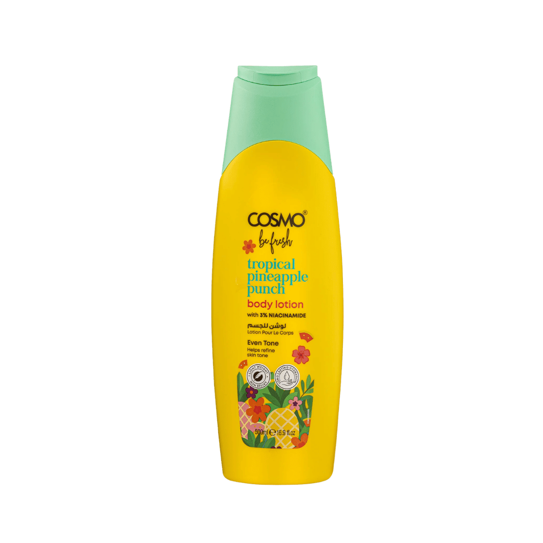 Cosmo Tropical Pineappple Punch Body Lotion - 500ml | كوزمو لوشن جسم بنكهة الأناناس الاستوائية - 500مل