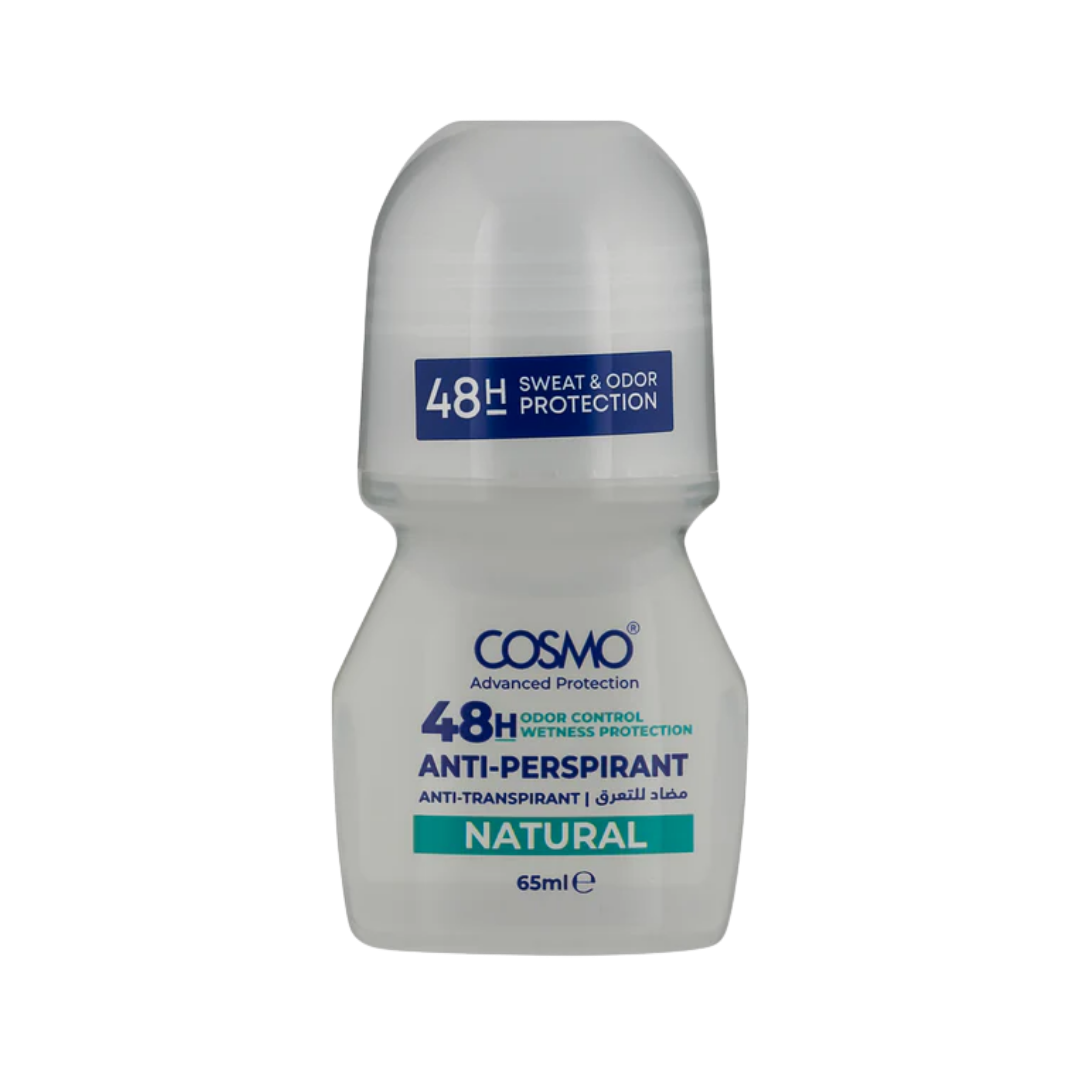 COSMO Anti-Perspirant 48h Natural - 65ml | كوزمو مزيل تعرق رول اون - 65 مل