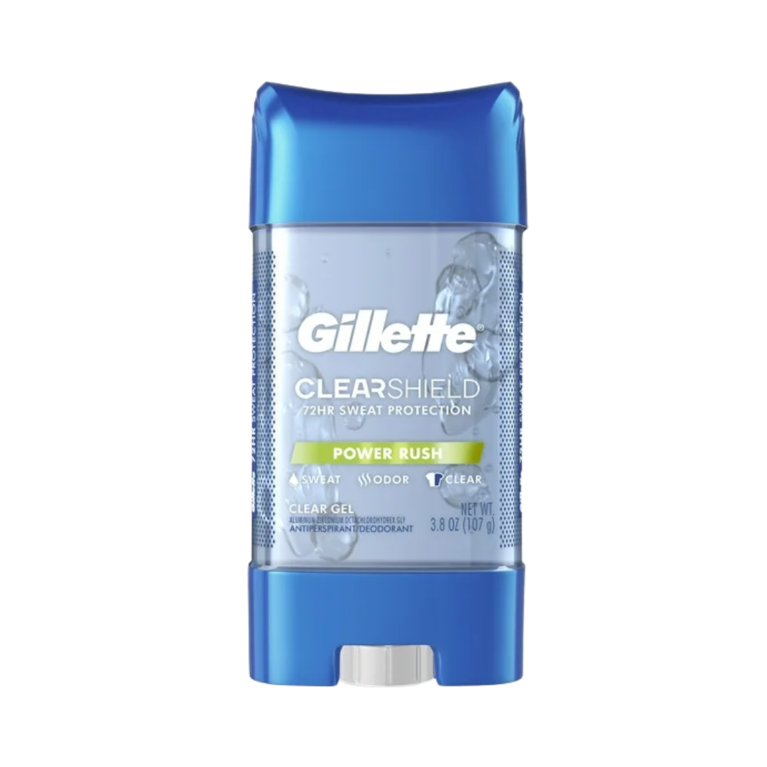 Gillette Sport Power Rush Clear Gel Deodorant - 107g | جيليت مزيل تعرق جل للرجال باور راش - 107 غ