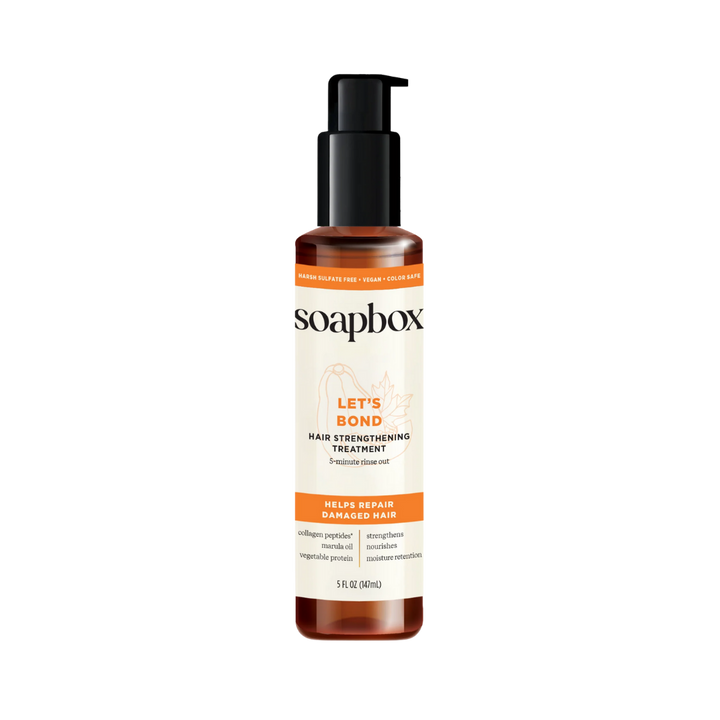Soapbox Let's Bond Hair Treatment with Collagen Peptides - 147ml | سوب بوكس سيروم الشعر بالكولاجين والببتيدات - 147 مل