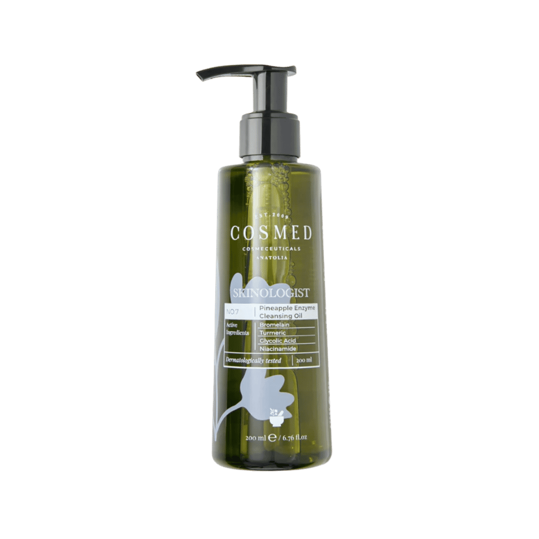 Cosmed Skinologist - Pineapple Enzyme Cleansing Oil -200ml | كوزميد غسول زيتي بأنزيم الأناناس - 200 مل