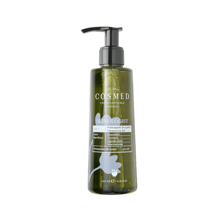 Cosmed Skinologist - Pineapple Enzyme Cleansing Oil -200ml | كوزميد غسول زيتي بأنزيم الأناناس - 200 مل