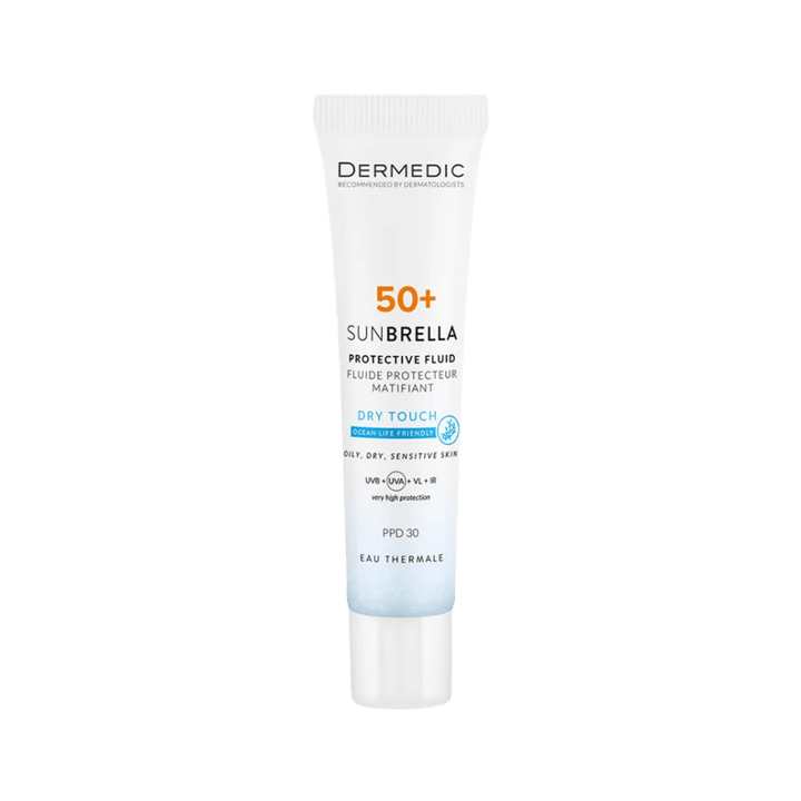Dermedic Sunbrella Protective Fluid SPF 50+ - 40ml | ديرمديك واقي شمسي مع عامل حماية 50 - 40 مل