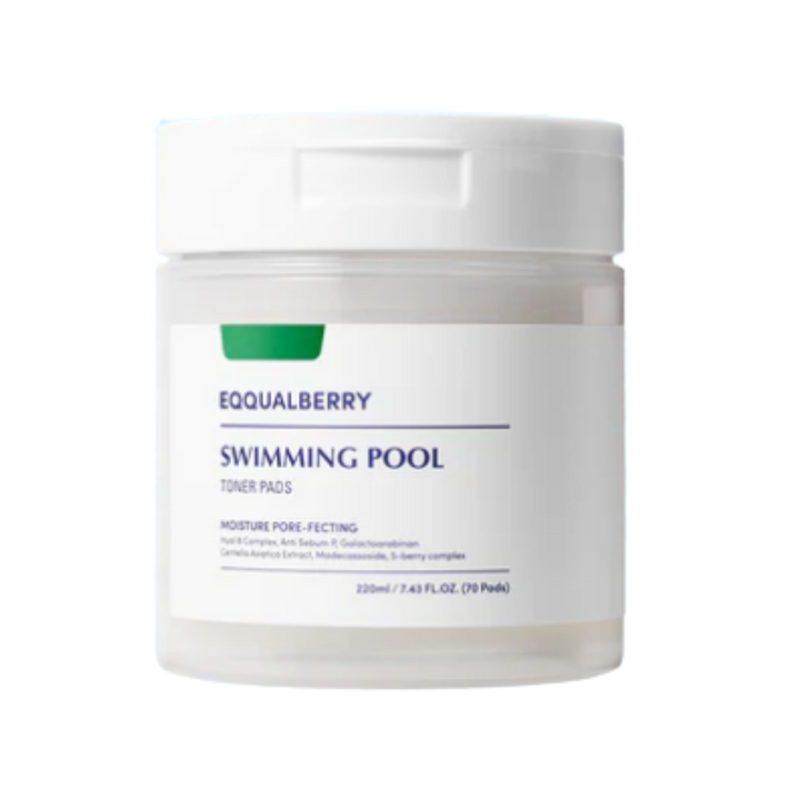 EQQUALBERRY Swimming Pool Toner Pads - 220ml | ايكوال بيري وسادات قطنية تونر - 220 مل