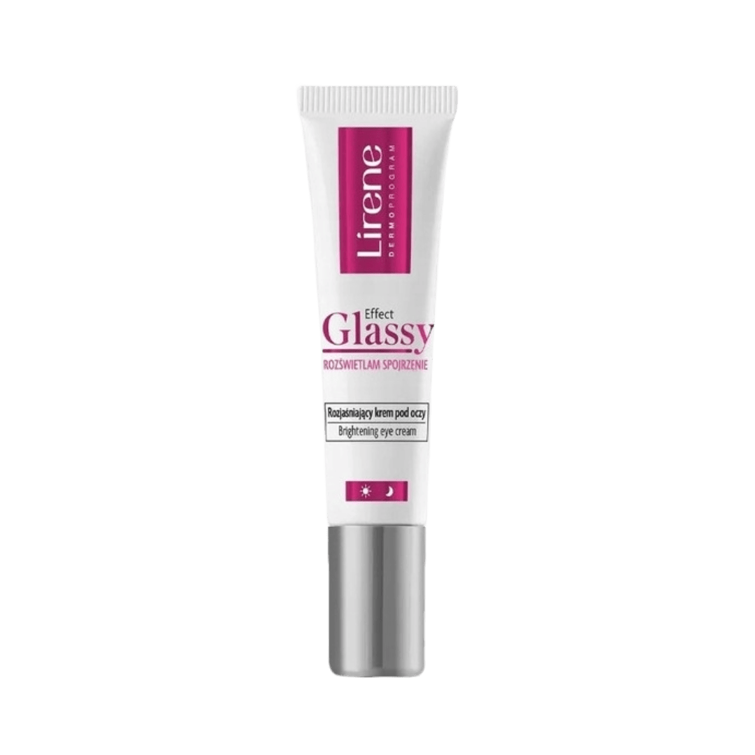 Lirene Effect Glassy Cream Illuminating Eye Contour Cream - 15ml | ليرين كريم تحت العين لتقليل الانتفاخات والهالات السوداء - 15مل