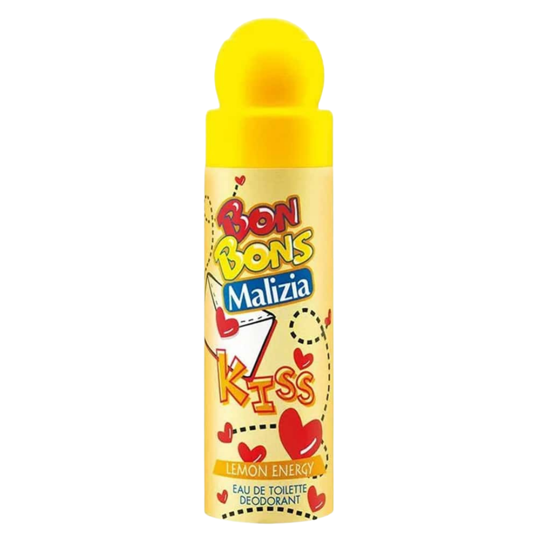 Malizia Bon Bons Lemon Deodorant - 75ml | ماليزيا مزيل التعرق بون بون برائحة الليمون - 75 مل