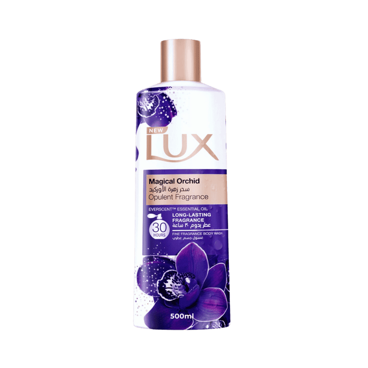 LUX Magical Orchid Body Wash Long Lasting Fragrance 3 Hours - 500ml | لوكس جل الاستحمام سحر زهرة الأوركيد - 500مل