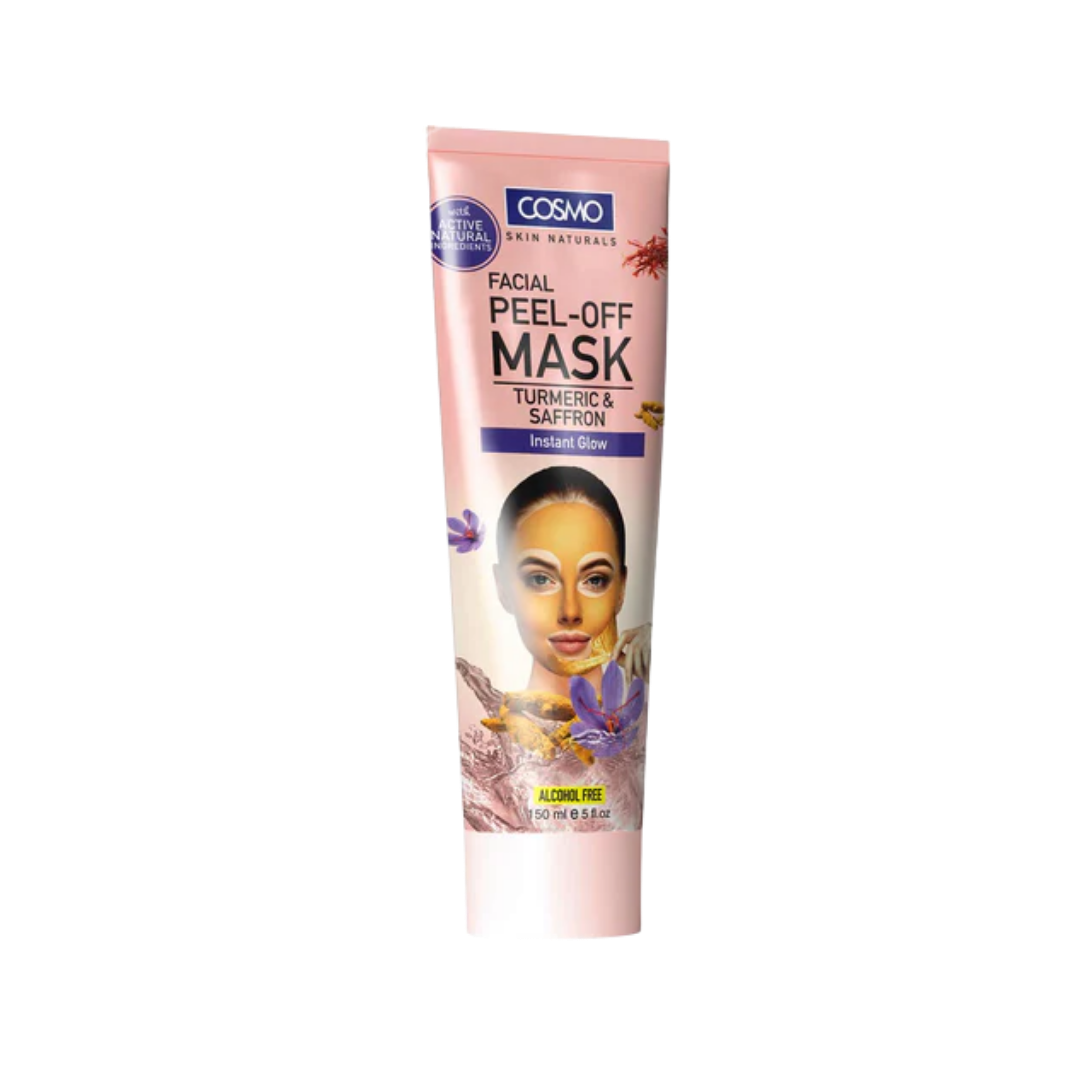 COSMO Facial Peel-off Mask Turmeric & saffron - 150ml | كوزمو قناع مقشر بالكركم و الزعفران - 150 مل