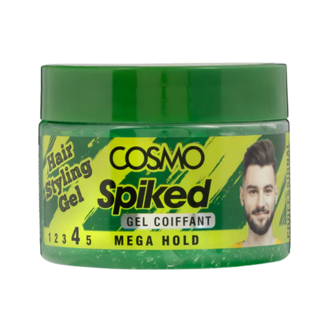 COSMO Mega Hold Spiked Hair Styling Gel - 300ml | كوزمو جل تصفيف الشعر للرجال - 300 مل