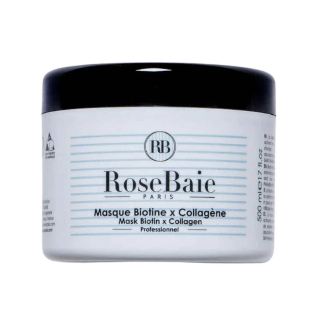 RoseBaie Biotin Kollagen-Mask - 500ml | روزباي ماسك للشعر بالكولاجين والبيوتين - 500 مل