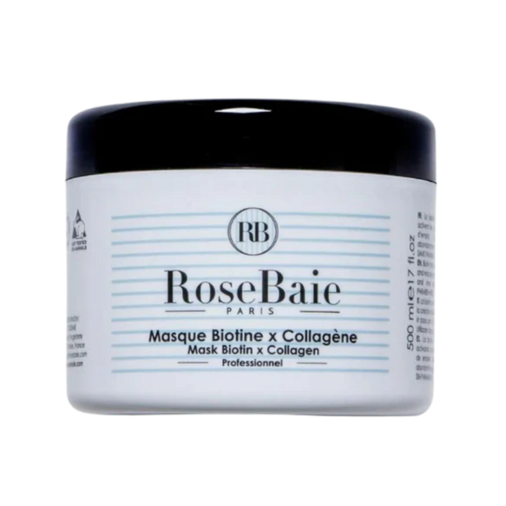 RoseBaie Biotin Kollagen-Mask - 500ml | روزباي ماسك للشعر بالكولاجين والبيوتين - 500 مل