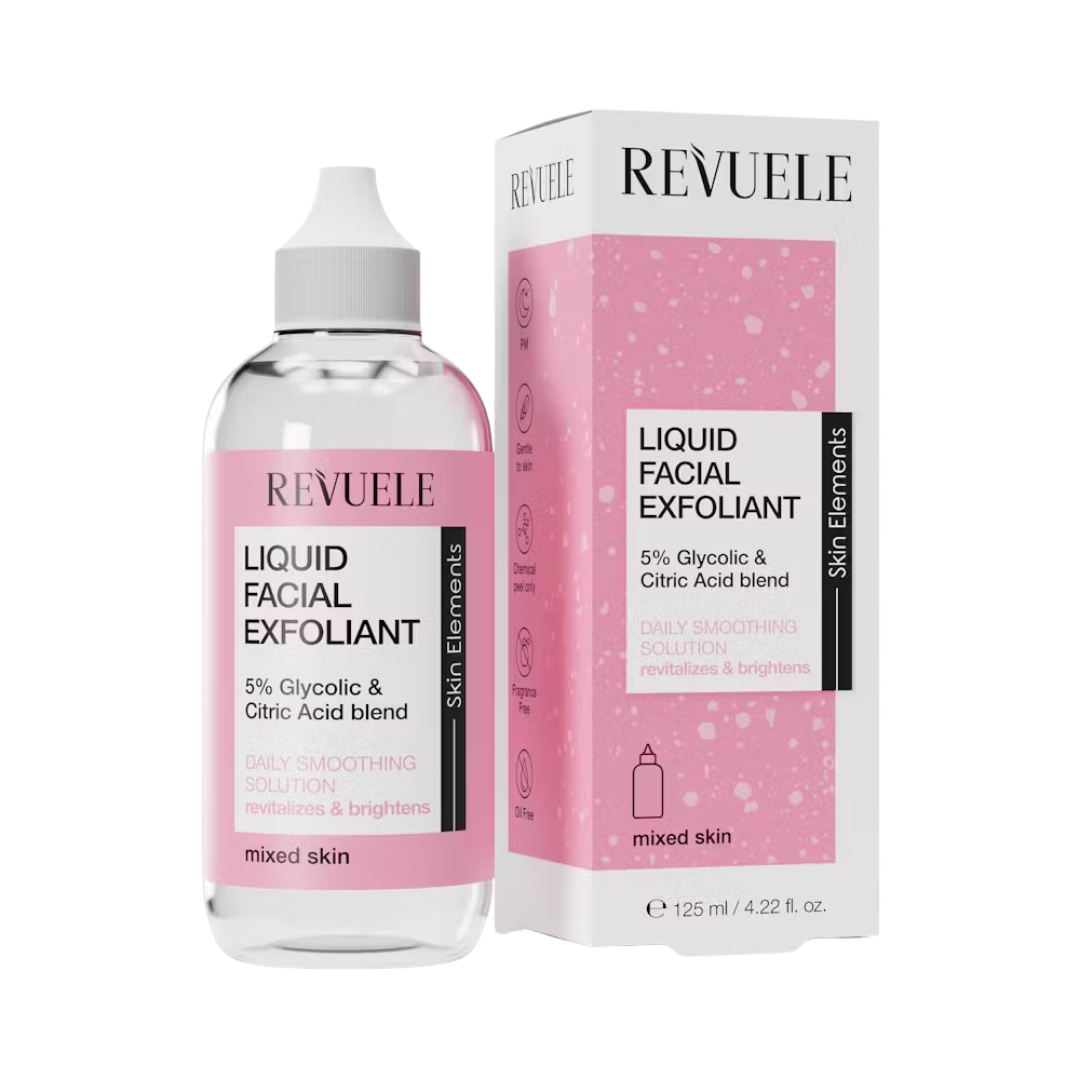 Revuele Delicate peeling for the face 5% mixture of glycolic and citric acid - 125ml مقشر لتفتيح وتنعيم الوجه