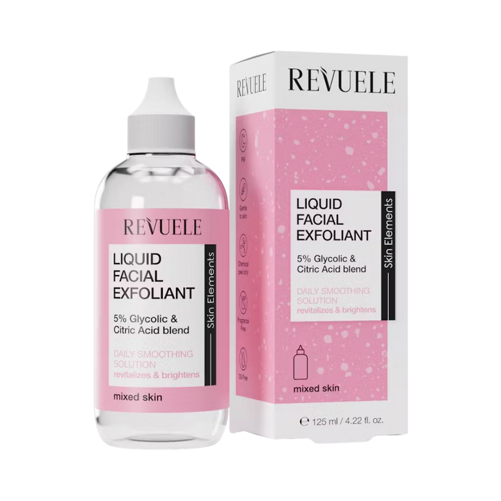 Revuele Delicate peeling for the face 5% mixture of glycolic and citric acid - 125ml مقشر لتفتيح وتنعيم الوجه