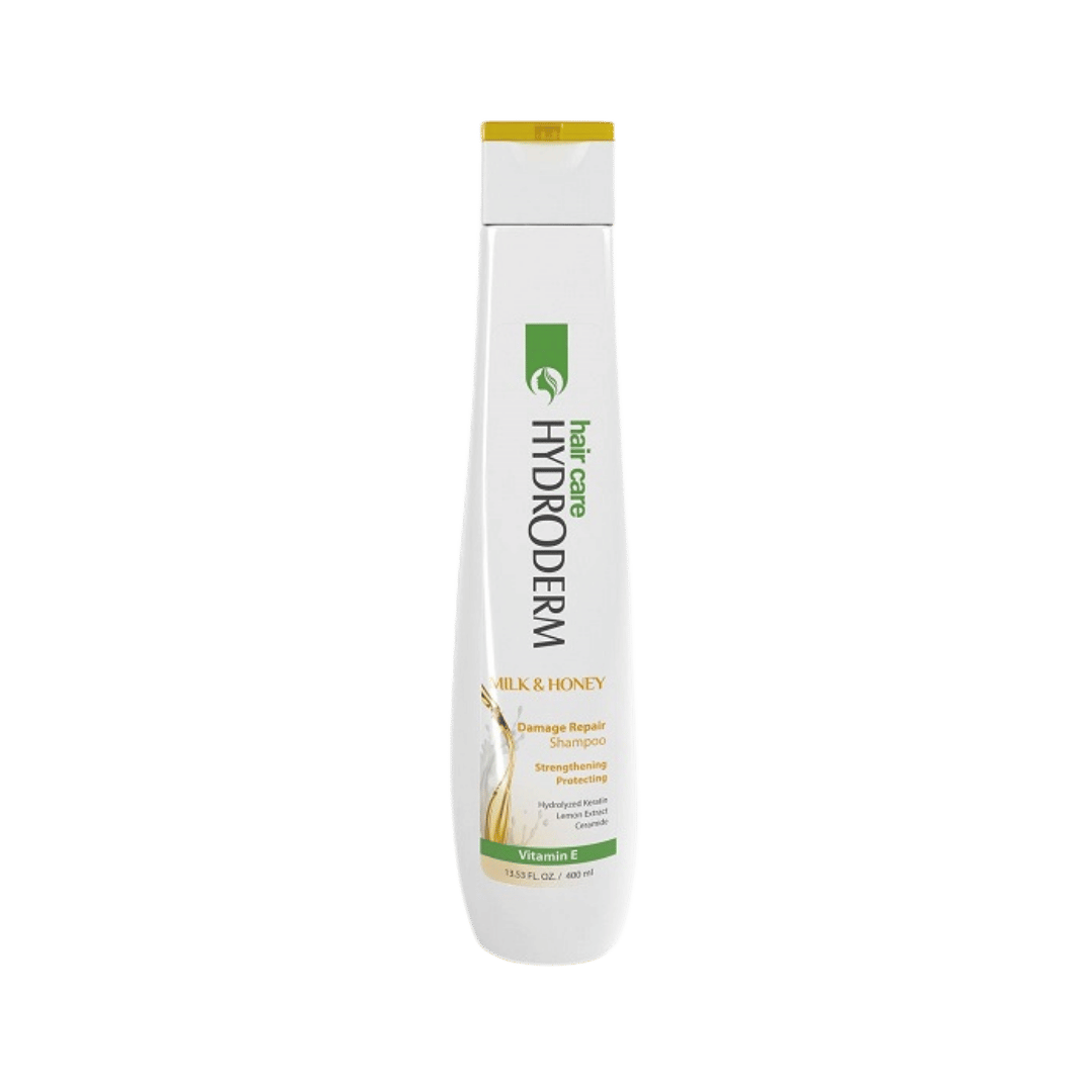 HYDRODERM milk and honey restorative shampoo - 400ml | هيدروديرم شامبو مرمم للشعر بالعسل و الحليب - 400 مل