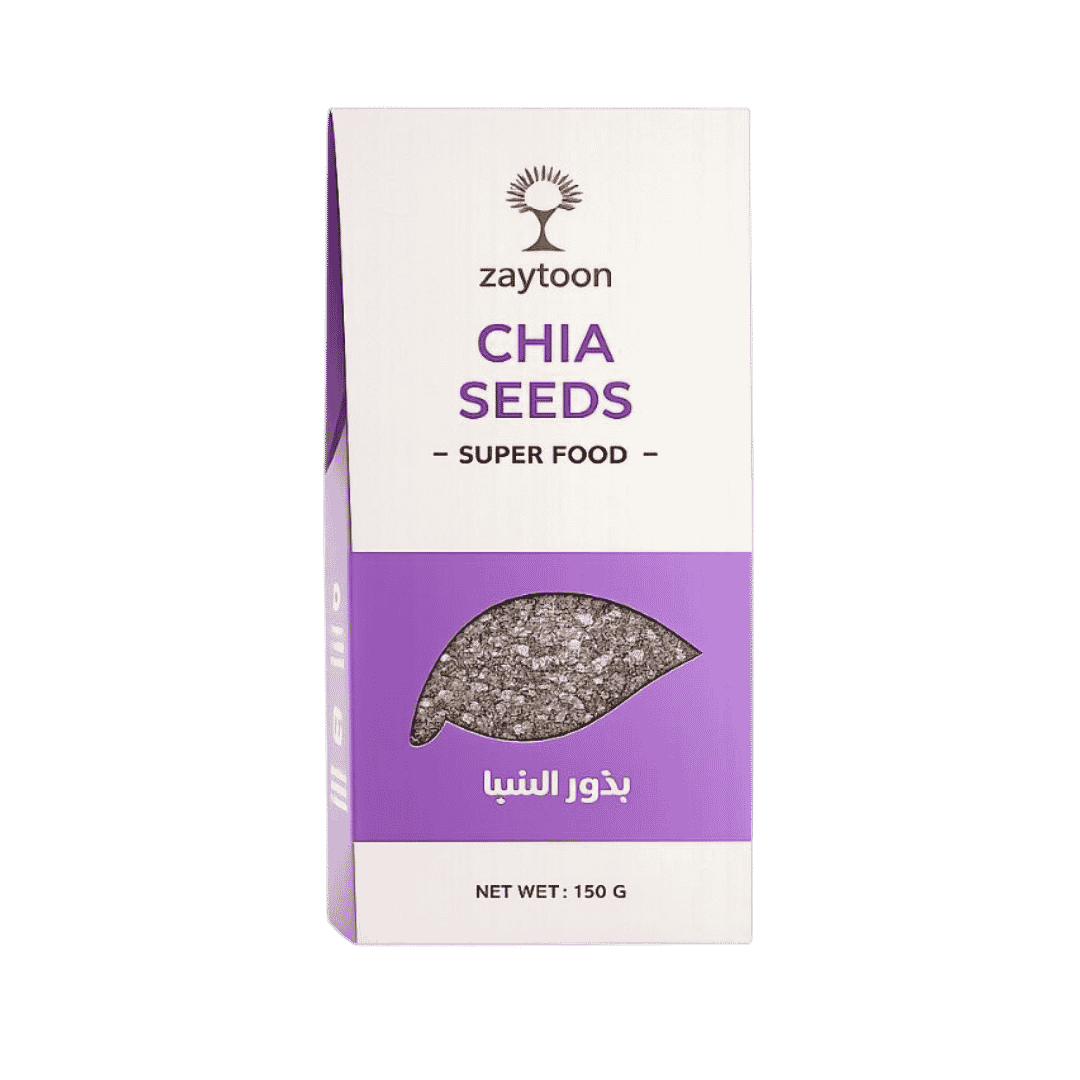 Zaytoon Chia Seeds Super Food - 150g | زيتون بذور شيا طبيعية - 150 غ