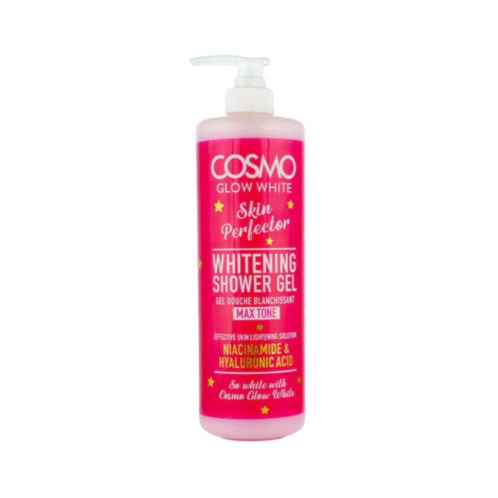 COSMO Glow White  Whitening Shower Gel Skin Perfector - 1000ml | كوزمو سائل استحمام مفتح للبشرة - 1000 مل