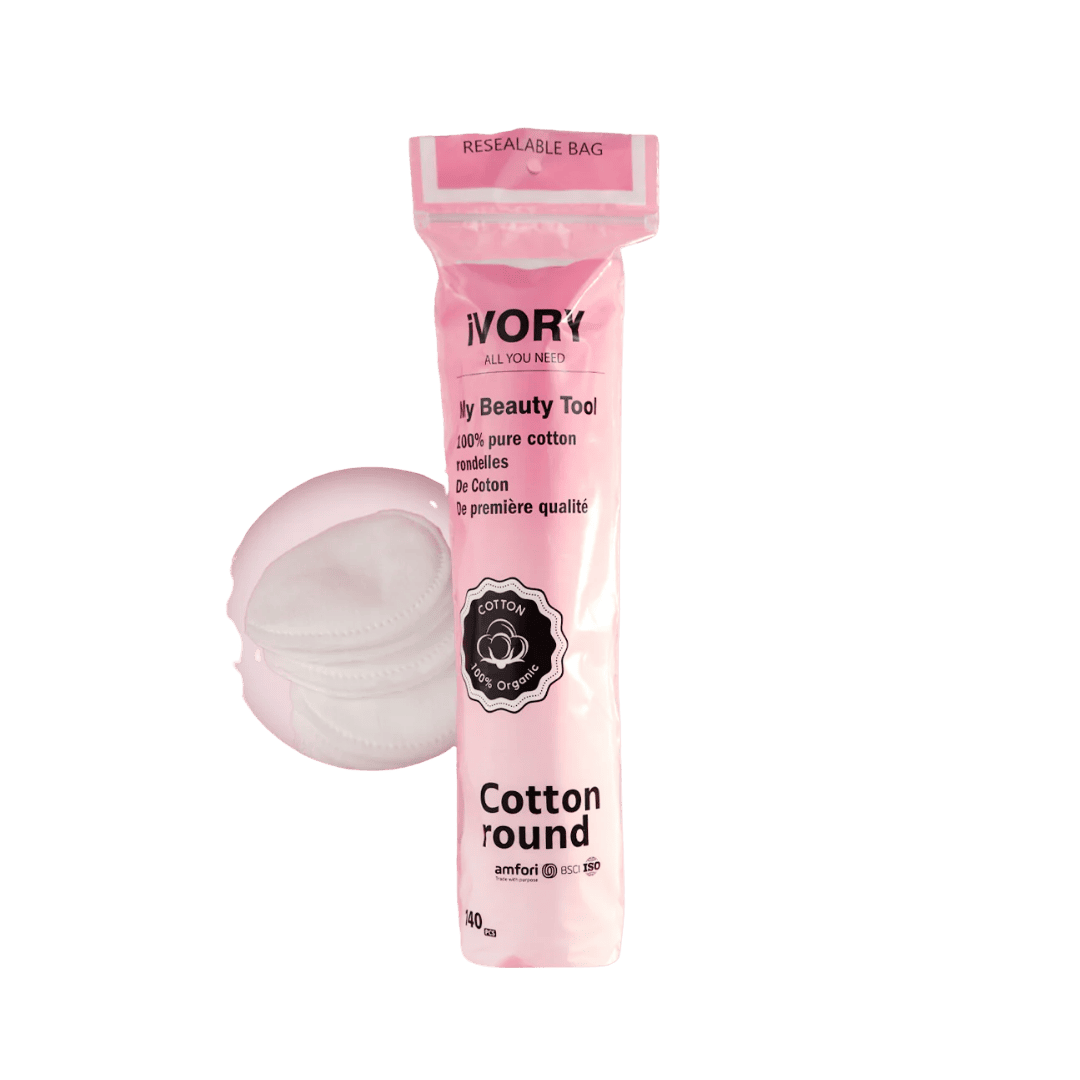 IVORY Cotton Round - 140 Pcs - 150 | آيفوري كرات قطن - 150
