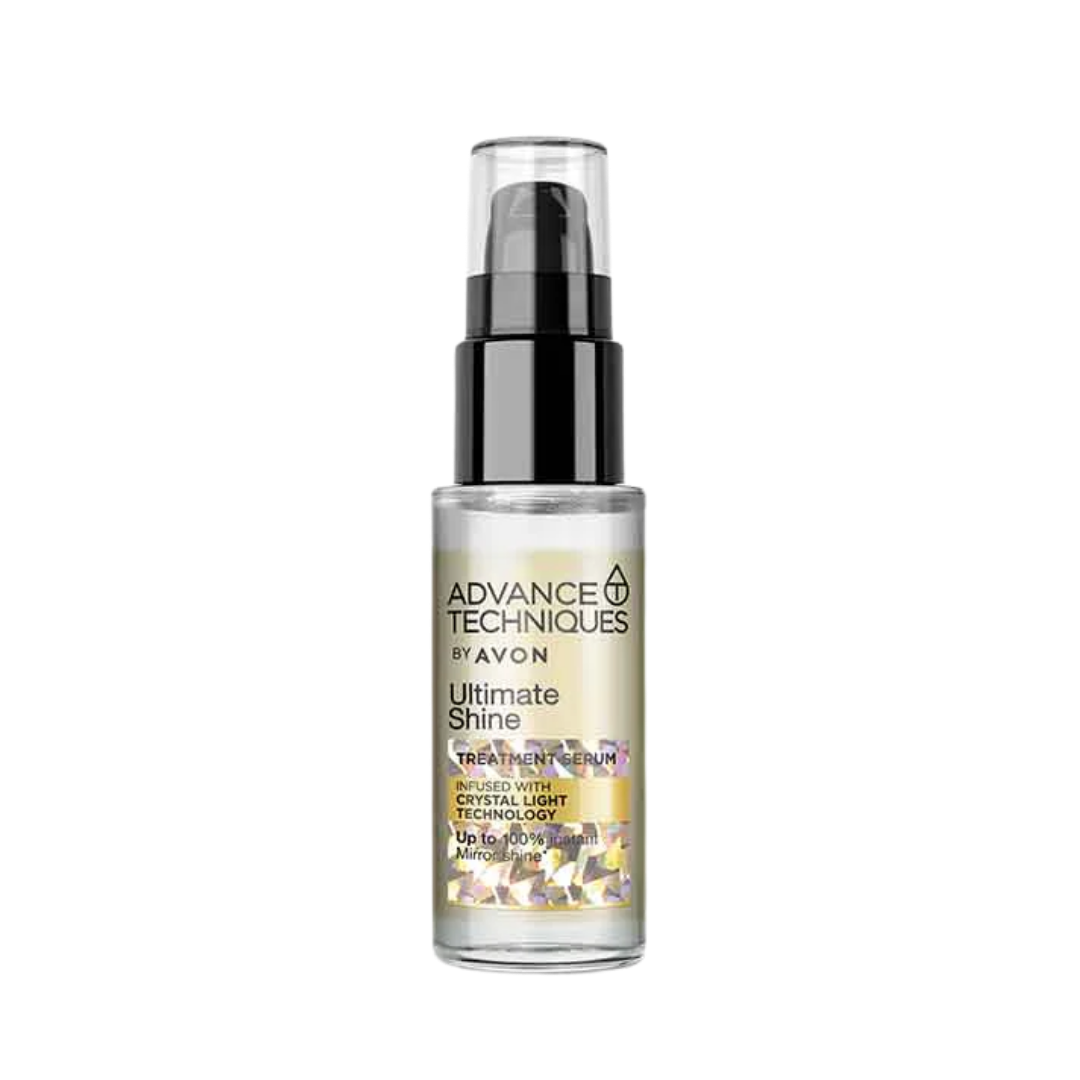AVON ADVANCE TECHNIQUES ULTIMATE SHINE TREATMENT HAIR SERUM - 30ml | افون سيروم معالج للشعر - 30مل