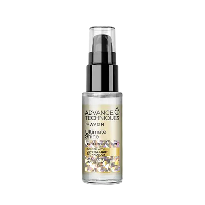 AVON ADVANCE TECHNIQUES ULTIMATE SHINE TREATMENT HAIR SERUM - 30ml | افون سيروم معالج للشعر - 30مل