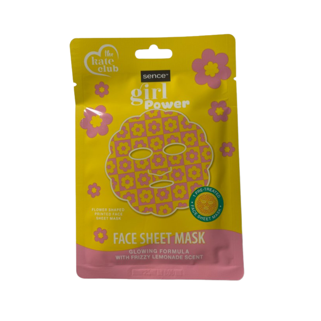 Sence Beauty Girl Power Face Sheet Masks | سينس بيوتي ماسك ورقي للوجه غيرل باور