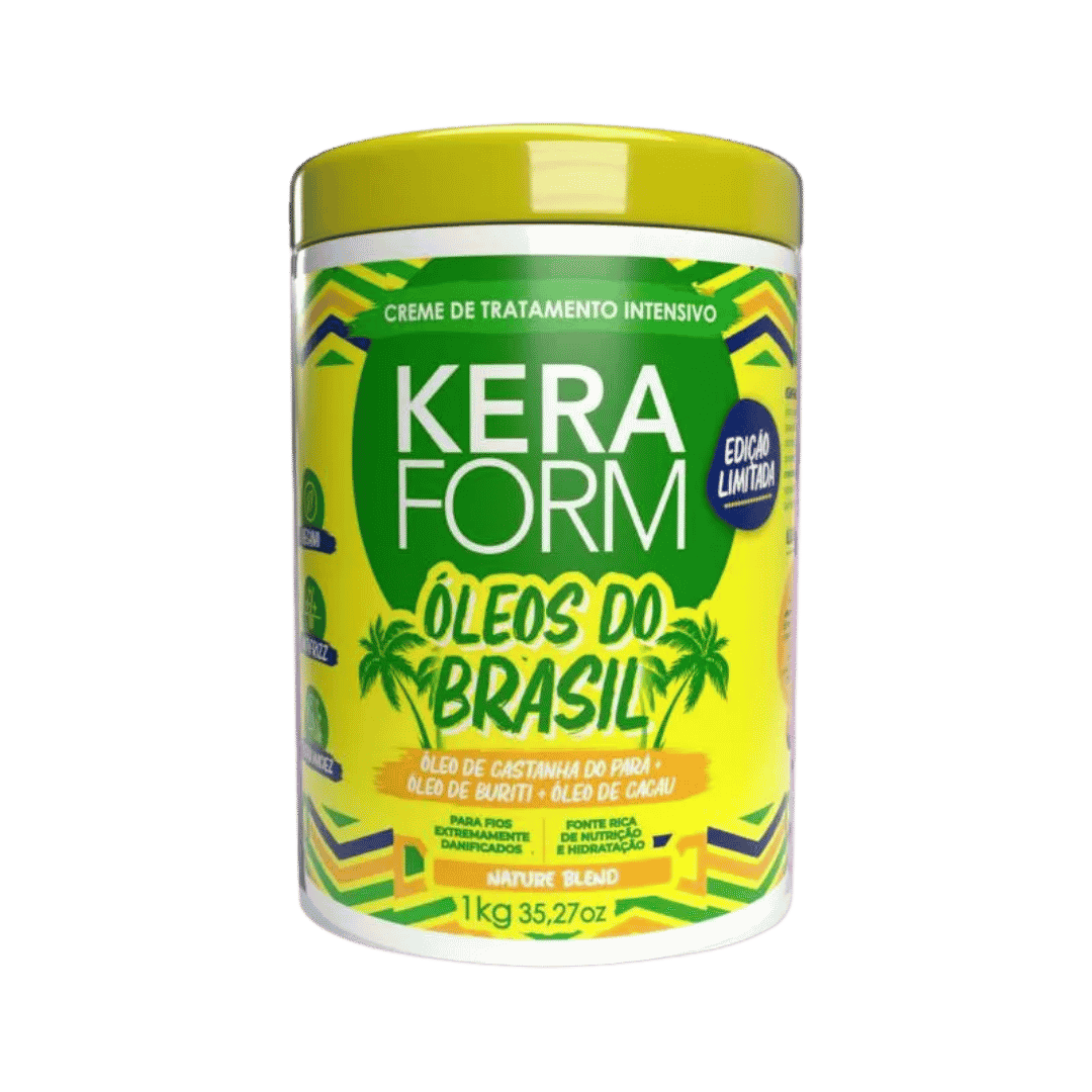 SKAFE Kera Form Oleos Do Brasil Nature Blend - 1Kg | سكاف كريم علاجي للشعر غني بالزيوت - 1 كغ