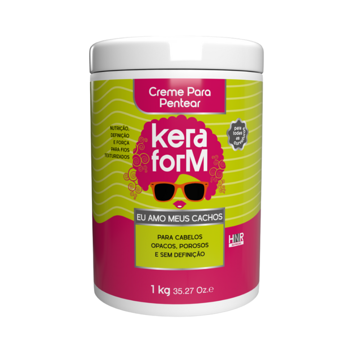 SKAFE Kera Form Eu Amo Meus Cachos - 1 Kg | سكاف كيرا فورم كريم تصفيف للشعر الكيرلي - 1 كغ