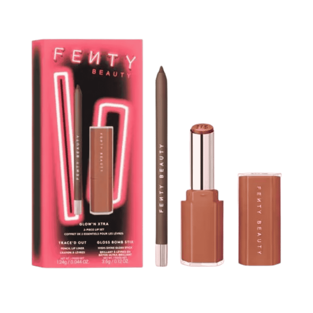 FENTY BEAUTY Glow'N Xtra 2 Piece Lip Set | فينتي بيوتي مجموعة مكياج للشفاه غلو اكسترا