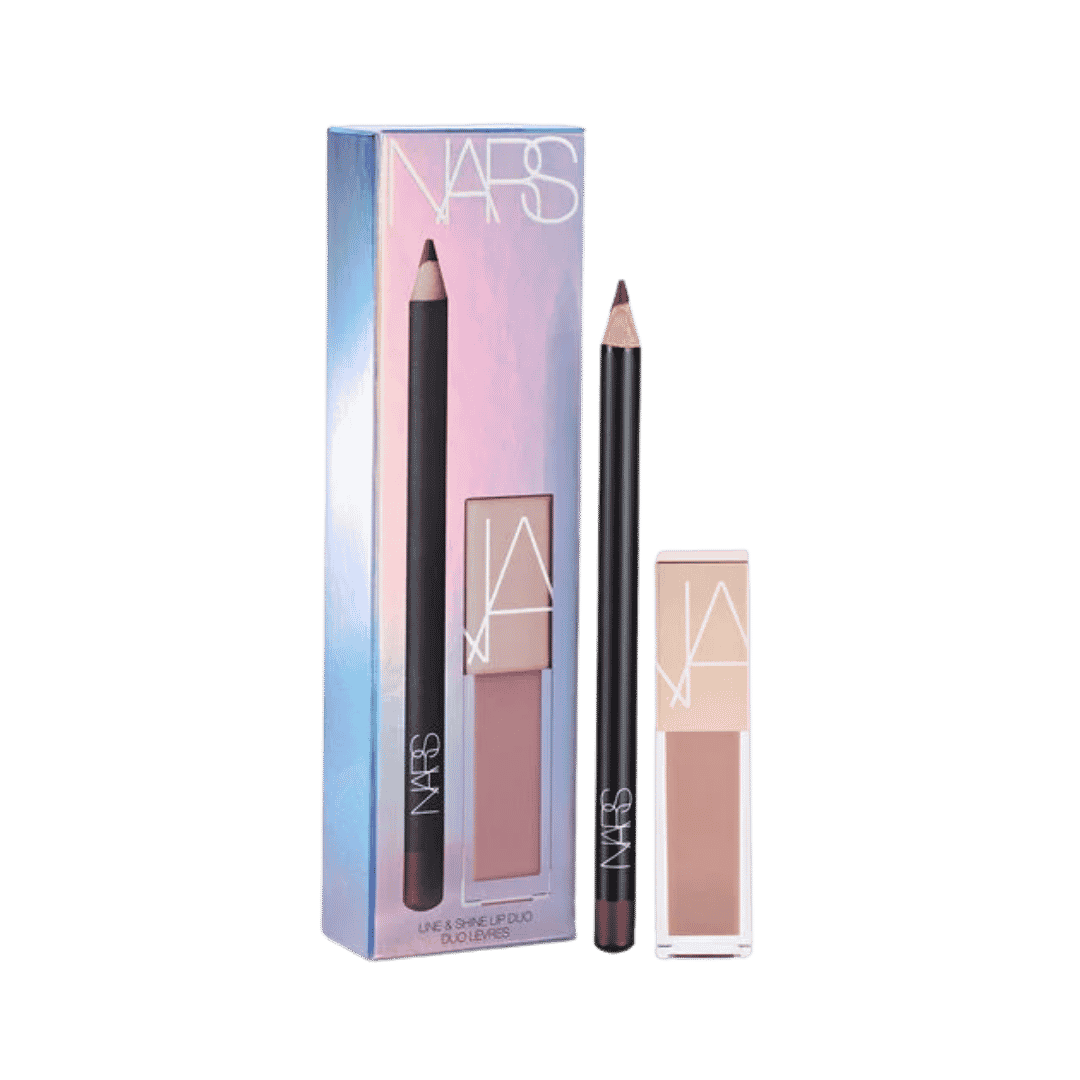 NARS Line & Shine Lip Duo Spunk & Nympho - 3.7ml | نارس مجموعة مكياج للشفاه لاين اند شاين - 3.7 مل