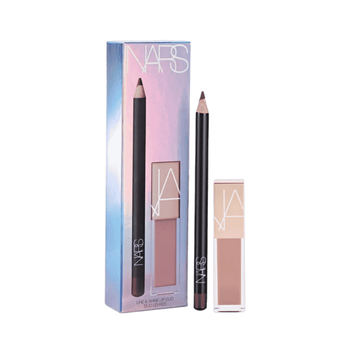 NARS Line & Shine Lip Duo Spunk & Nympho - 3.7ml | نارس مجموعة مكياج للشفاه لاين اند شاين - 3.7 مل