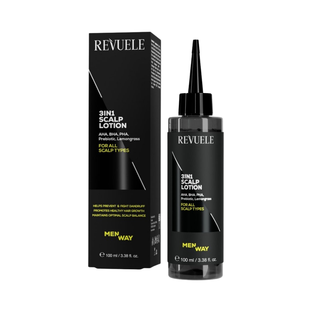 Revuele Lotion for the scalp 3 in 1 - 100ml | ريفويل لوشن لفروة رأس الرجال 3 في 1 - 100 مل