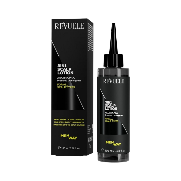 Revuele Lotion for the scalp 3 in 1 - 100ml | ريفويل لوشن لفروة رأس الرجال 3 في 1 - 100 مل