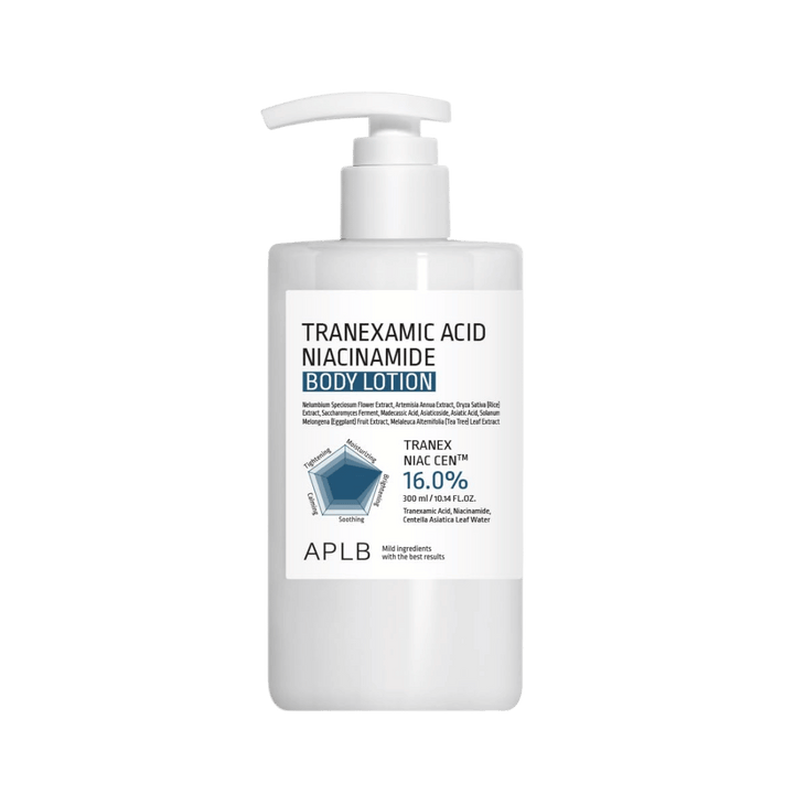 APLB Tranexamic Acid Niacinamide Body Lotion - 300ml | اي بي ال بي لوشن جسم نياسيناميد وترانيكساميك اسيد - 300مل