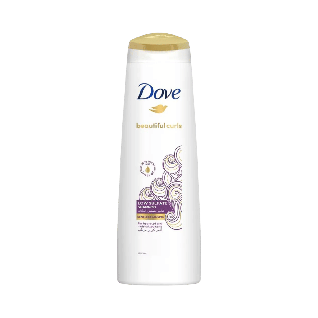 Dove Low Sulfate Shampoo for Curly Hair – 350ml | دوف شامبو منخفض الكبريتات للشعر الكيرلي - 350 مل